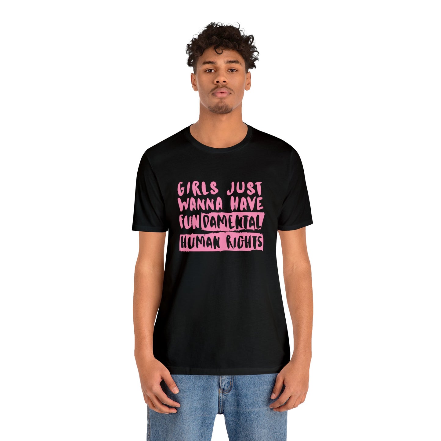'Girls Want Fundamental Rights' Short Sleeve T-shirt - LOVE Women Collection