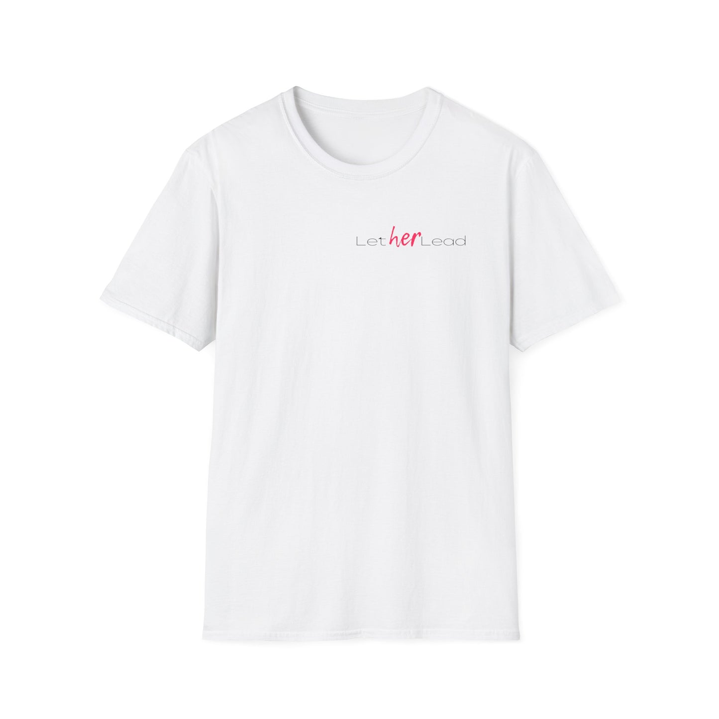USIDHR Empowering Unisex Softstyle T-Shirt - 'Let her Lead' Inspirational Tee Love Women Collection