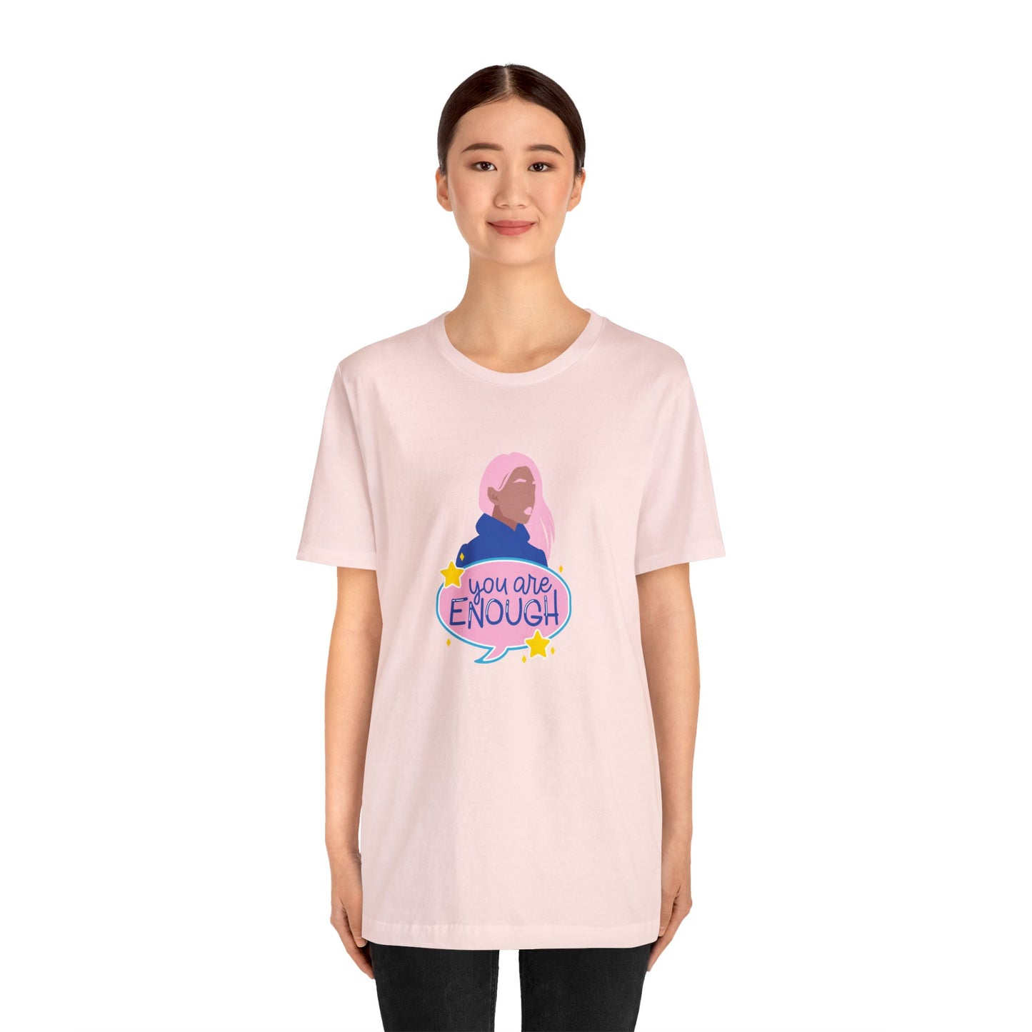 'You Are Enough' Short Sleeve T-shirt - LOVE Women Collection
