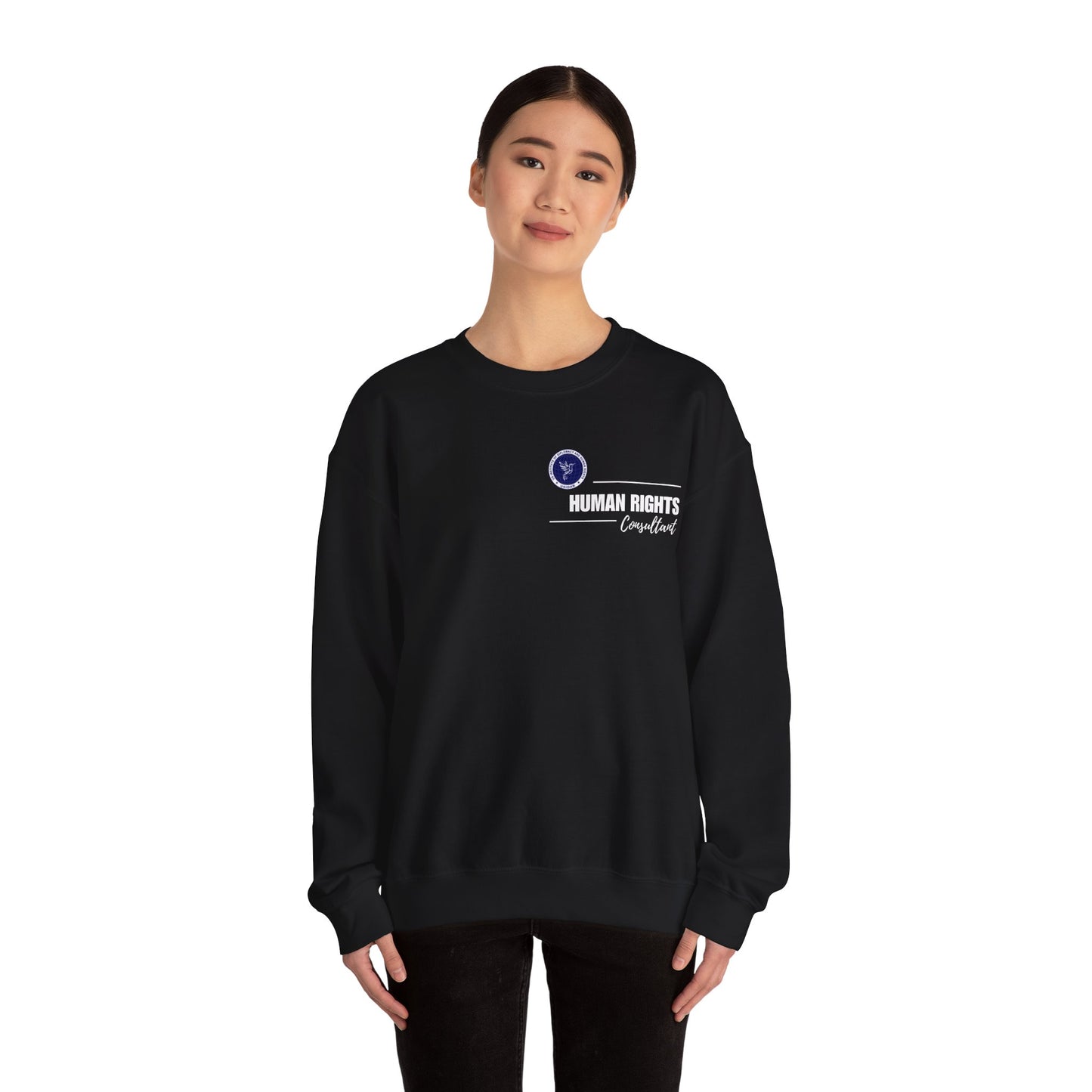Human Rights Consultant Crewneck Sweatshirt Pure Comfort