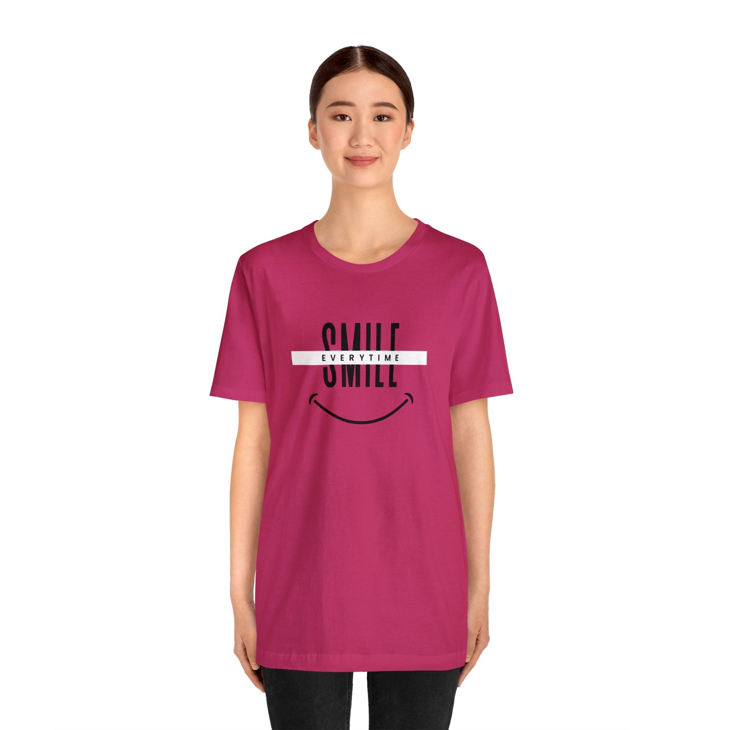 'Smile Everytime' Unisex Cotton T-shirt - Human Rights Fighter Collection