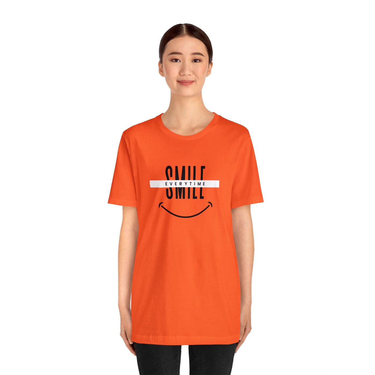 'Smile Everytime' Unisex Cotton T-shirt - Human Rights Fighter Collection