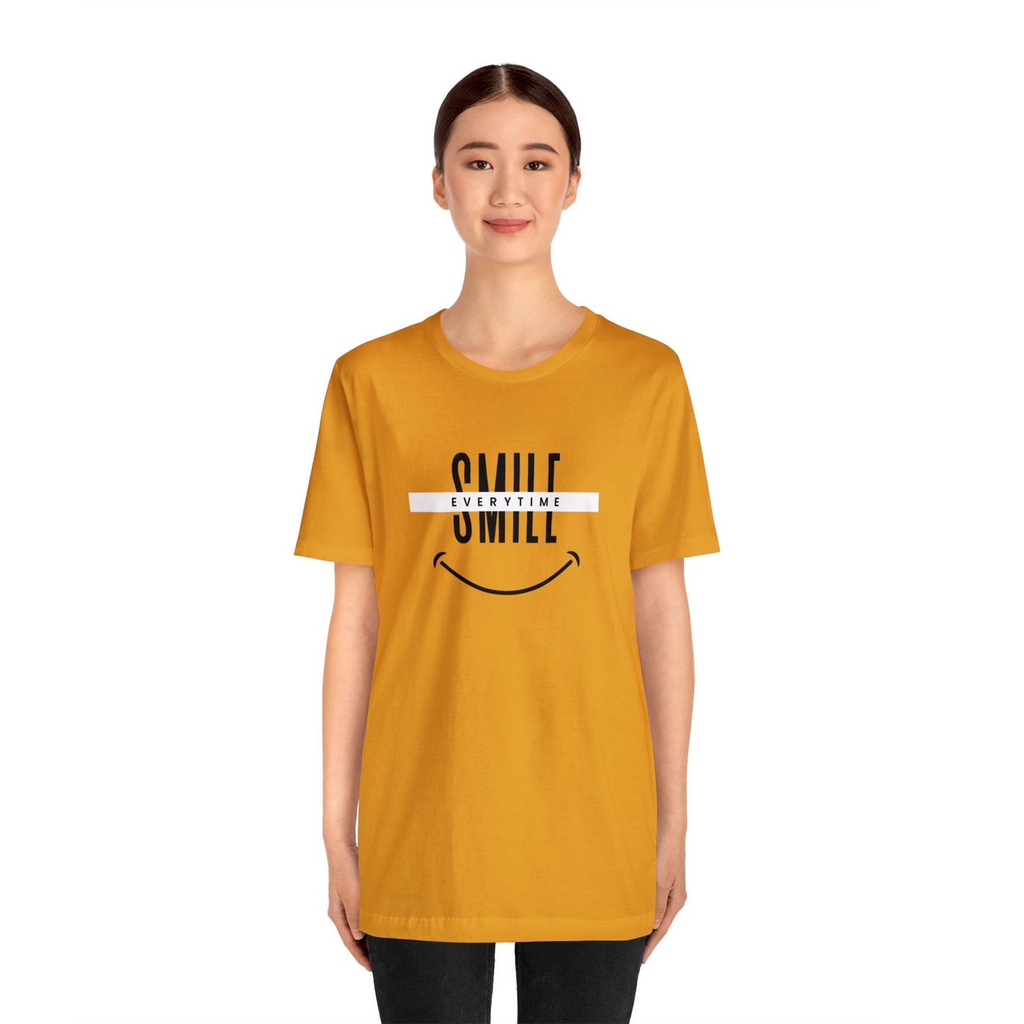 'Smile Everytime' Unisex Cotton T-shirt - Human Rights Fighter Collection