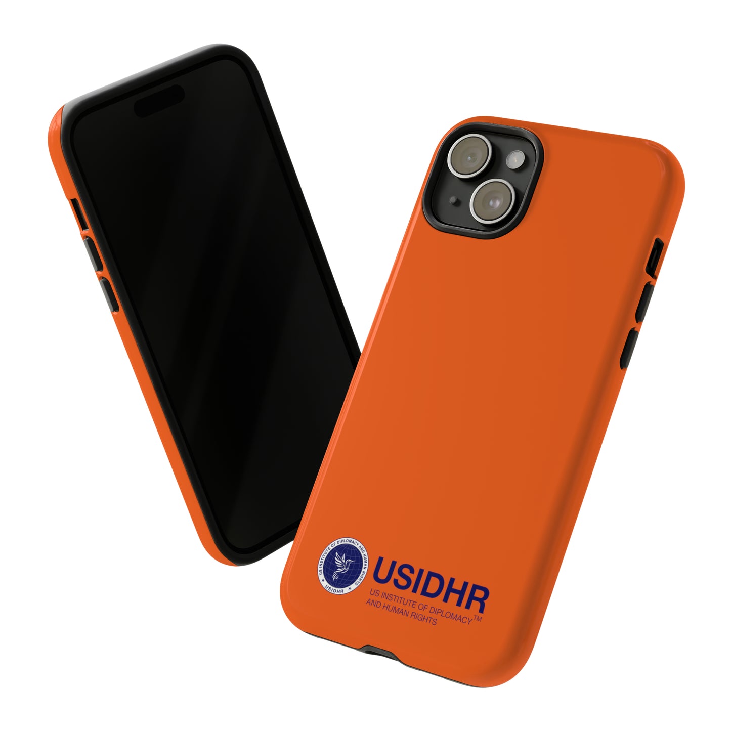 Orange USIDHR Phone Case (compatible with iPhone, Samsung, Google models)