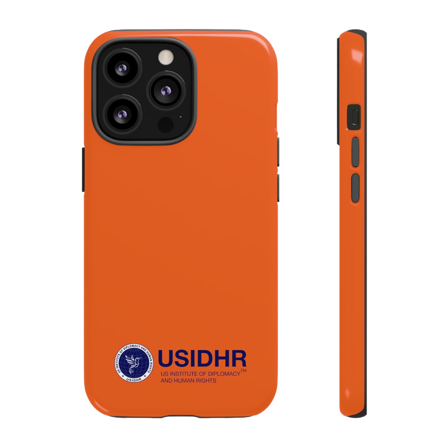 Orange USIDHR Phone Case (compatible with iPhone, Samsung, Google models)