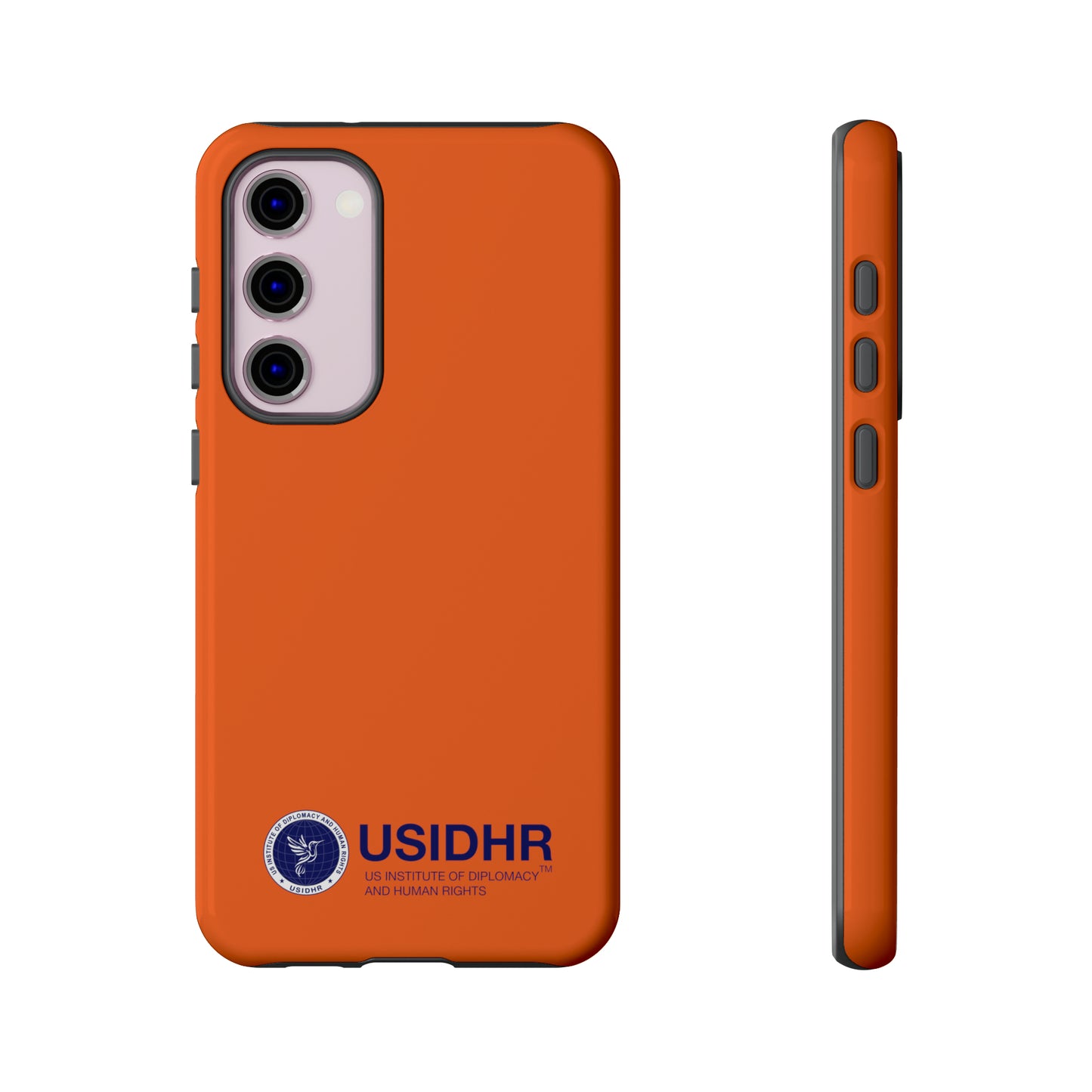 Orange USIDHR Phone Case (compatible with iPhone, Samsung, Google models)