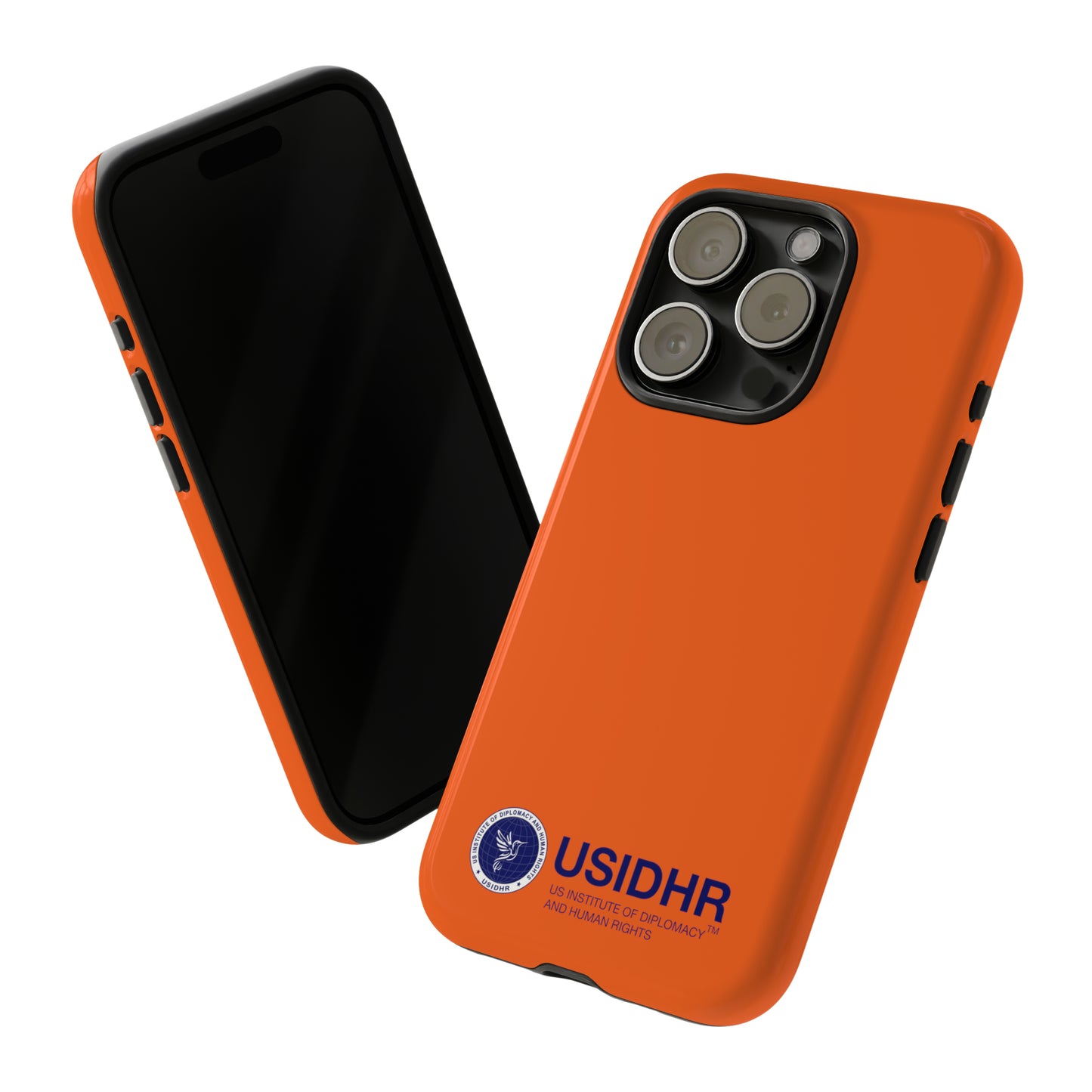 Orange USIDHR Phone Case (compatible with iPhone, Samsung, Google models)