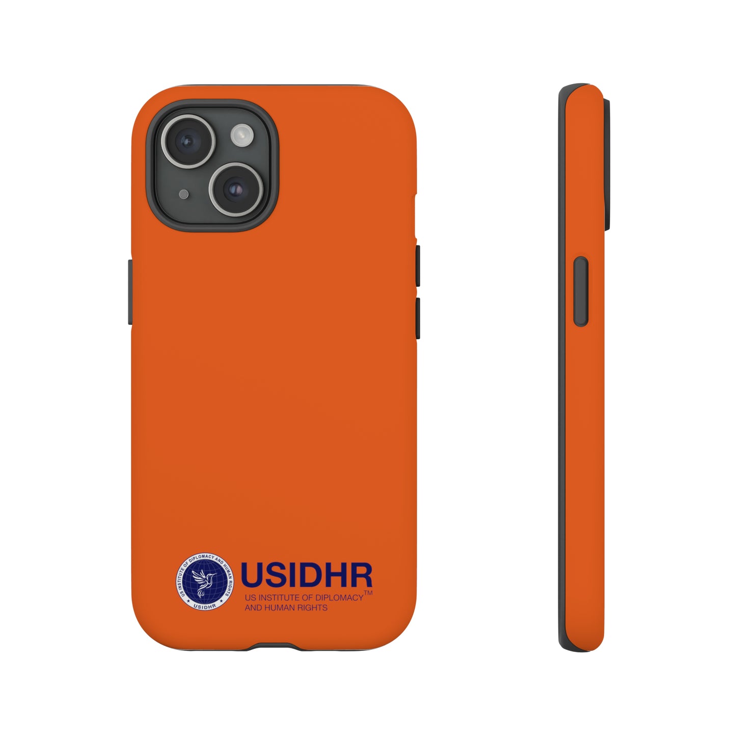 Orange USIDHR Phone Case (compatible with iPhone, Samsung, Google models)