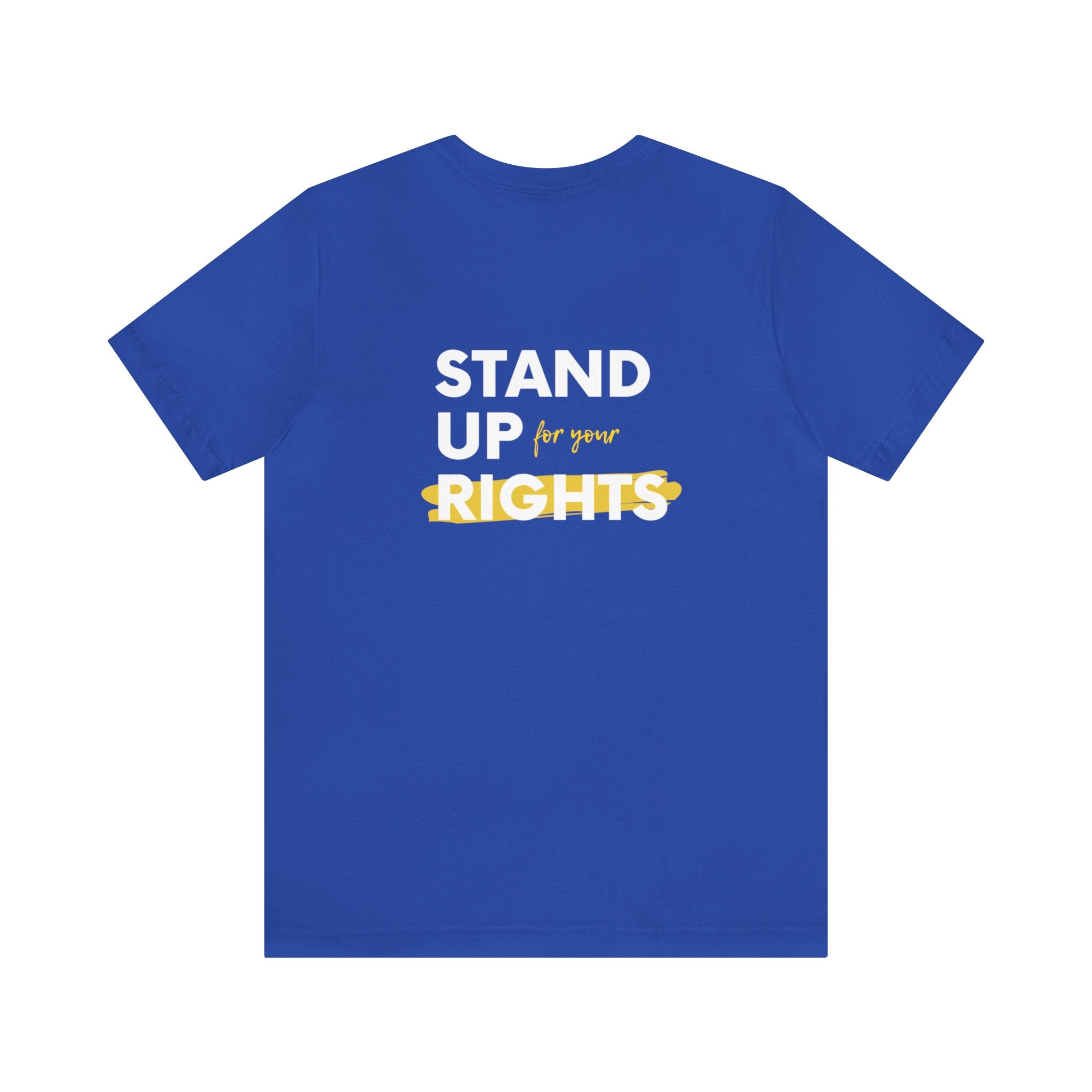 'Stand up for your rights' Unisex Cotton T-shirt - Human Rights Fighte ...