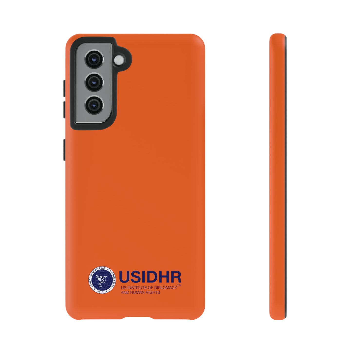 Orange USIDHR Phone Case (compatible with iPhone, Samsung, Google models)