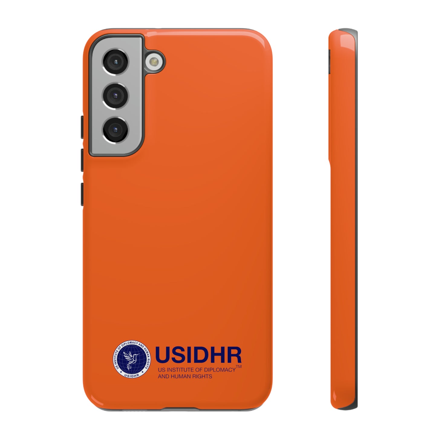 Orange USIDHR Phone Case (compatible with iPhone, Samsung, Google models)