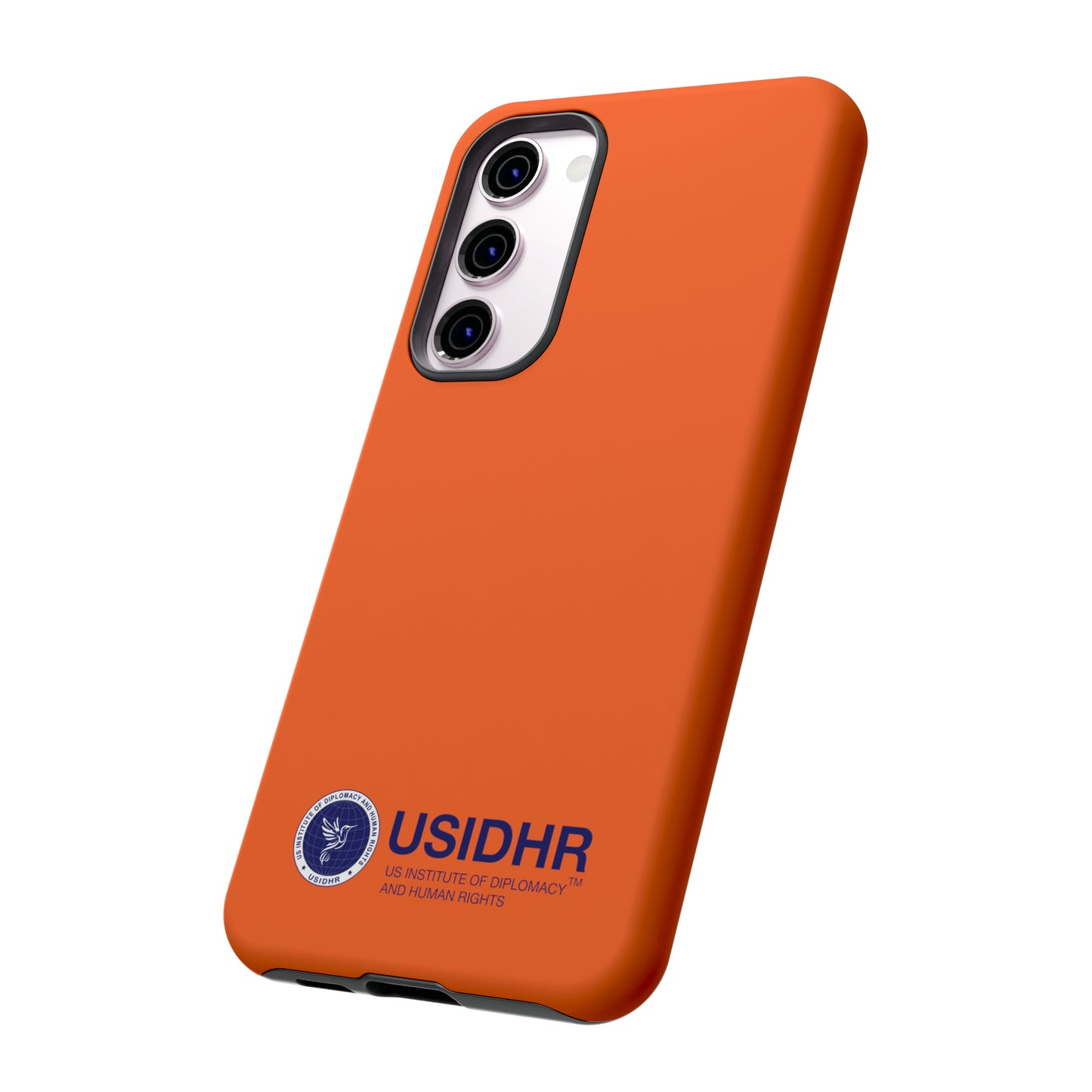 Orange USIDHR Phone Case (compatible with iPhone, Samsung, Google models)