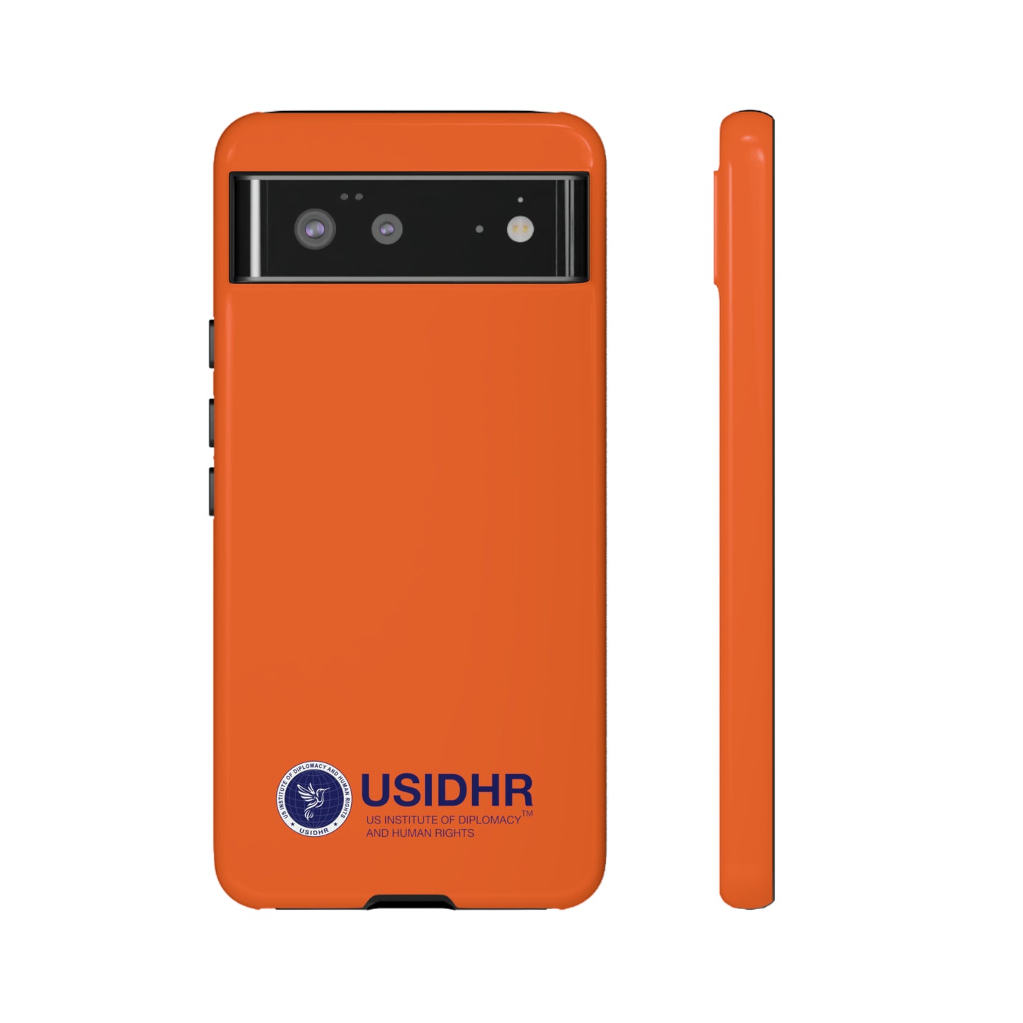 Orange USIDHR Phone Case (compatible with iPhone, Samsung, Google models)