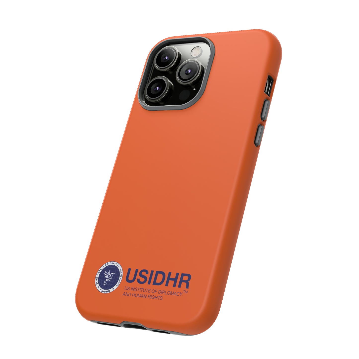 Orange USIDHR Phone Case (compatible with iPhone, Samsung, Google models)