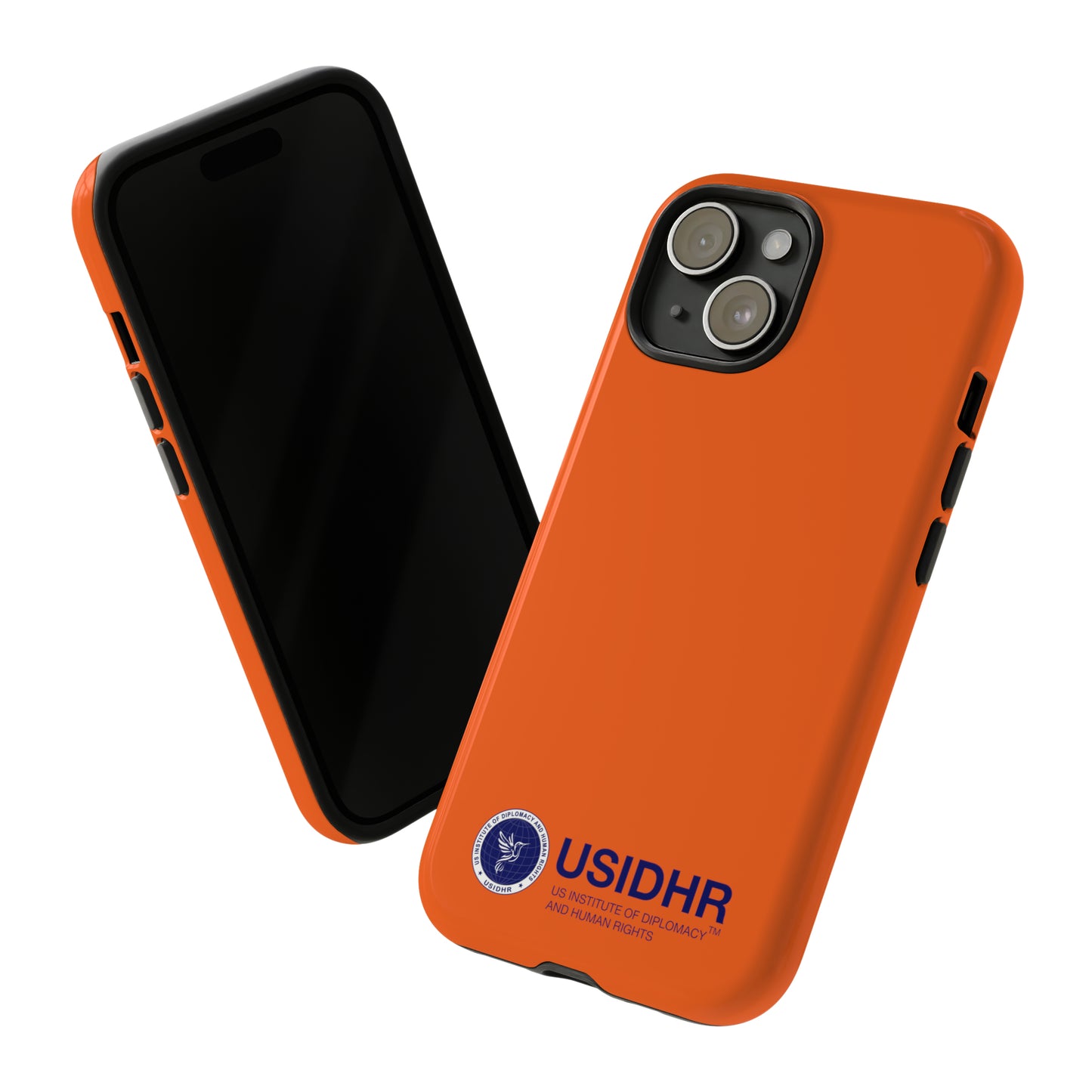 Orange USIDHR Phone Case (compatible with iPhone, Samsung, Google models)