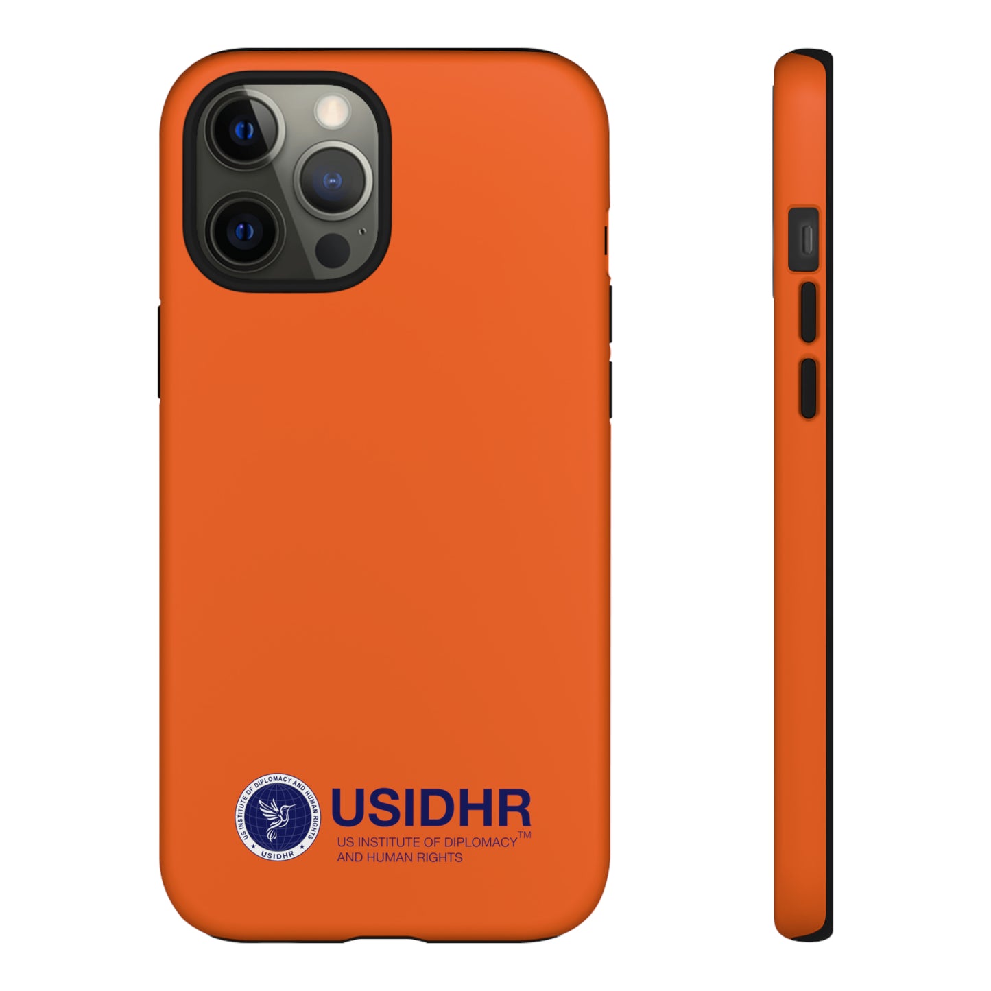 Orange USIDHR Phone Case (compatible with iPhone, Samsung, Google models)