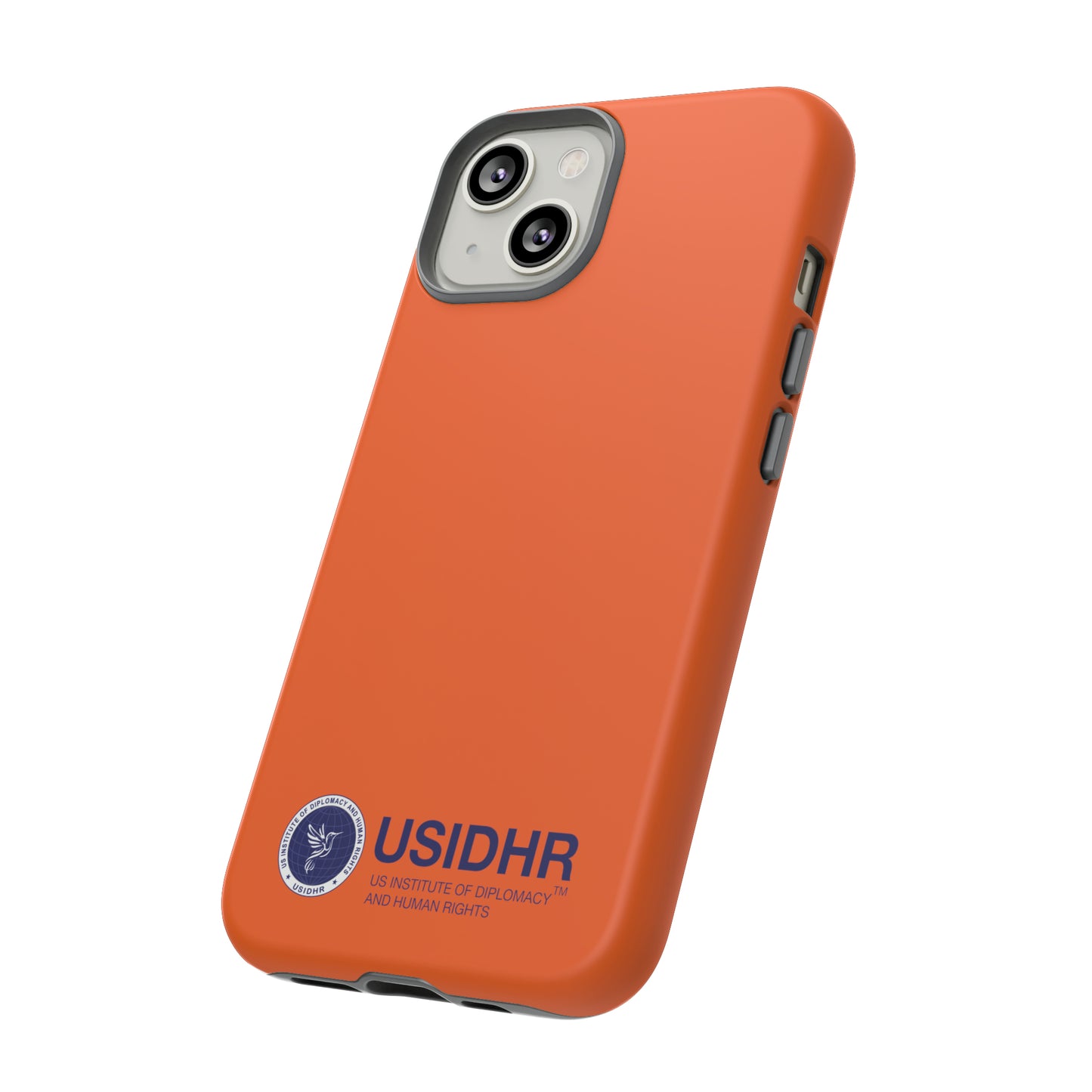 Orange USIDHR Phone Case (compatible with iPhone, Samsung, Google models)