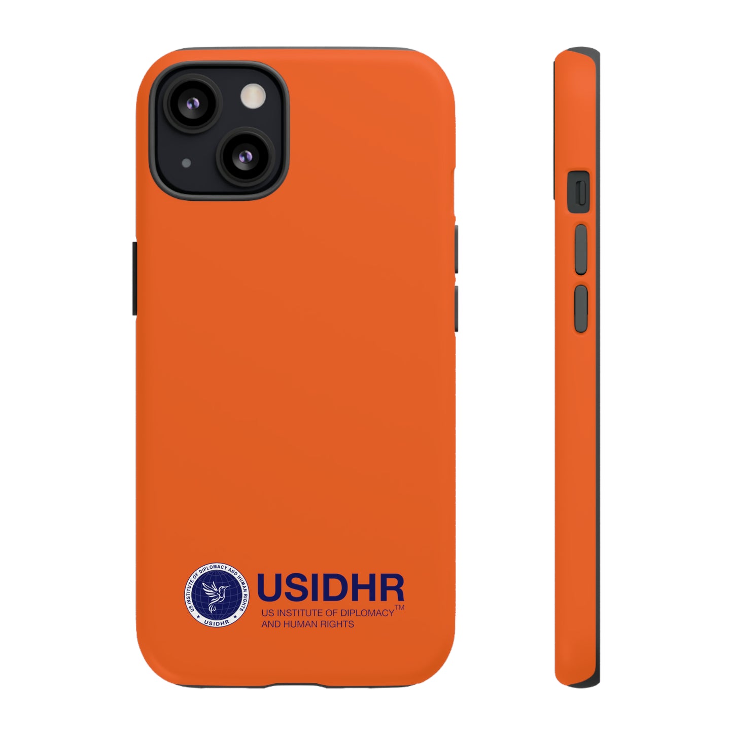 Orange USIDHR Phone Case (compatible with iPhone, Samsung, Google models)