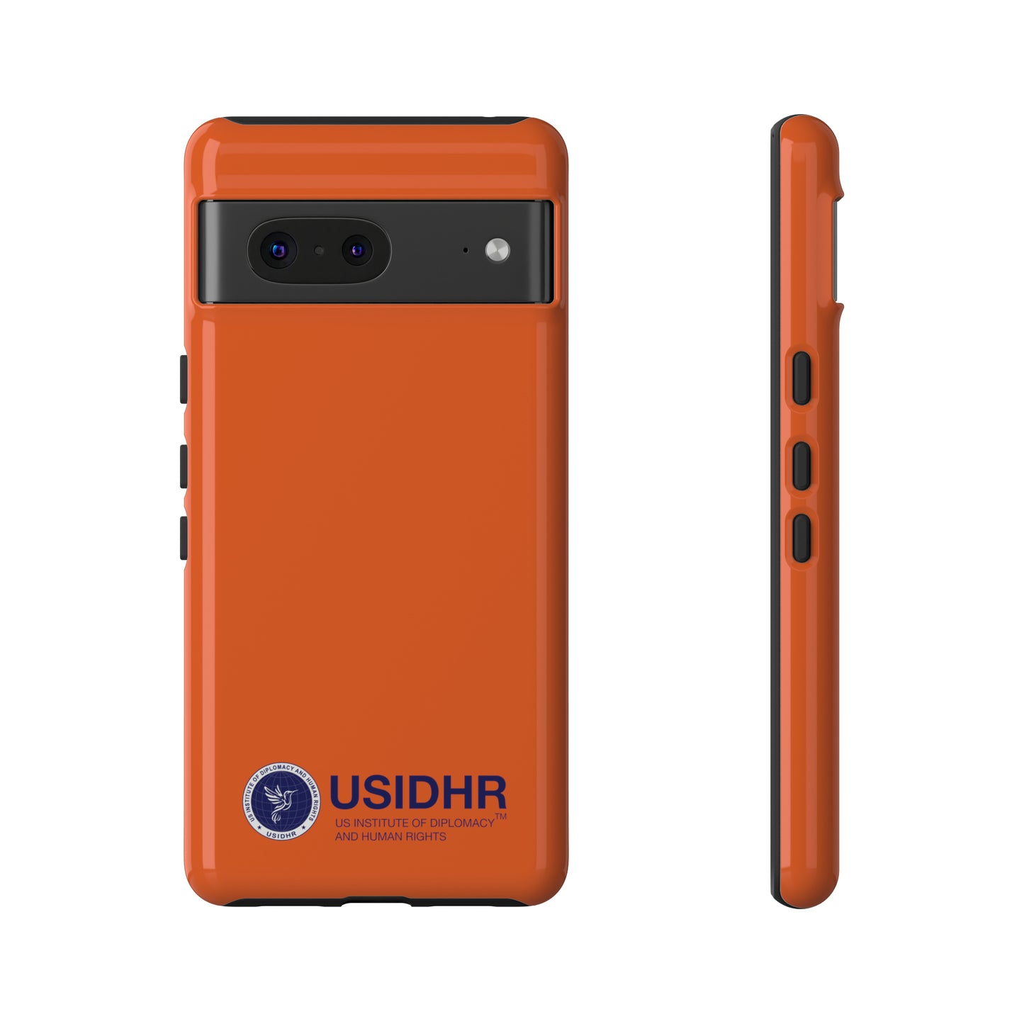 Orange USIDHR Phone Case (compatible with iPhone, Samsung, Google models)