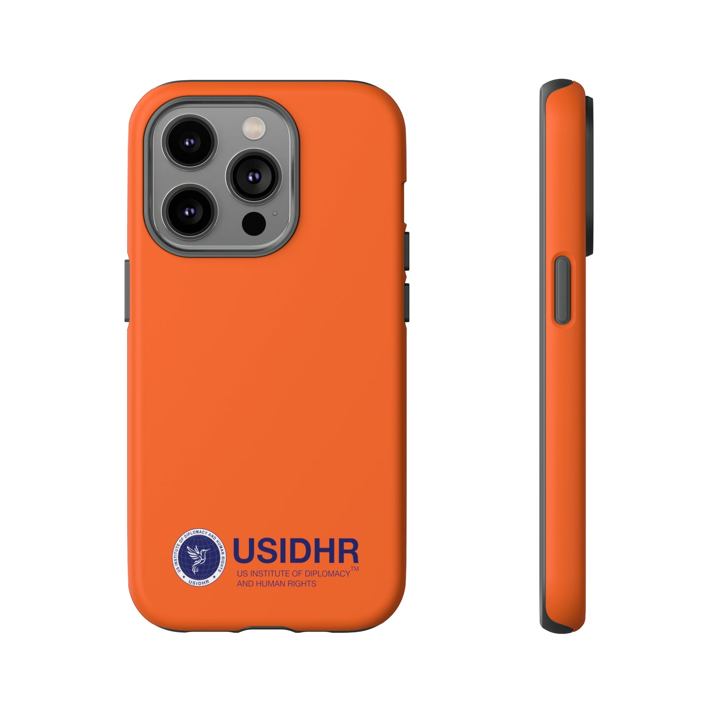 Orange USIDHR Phone Case (compatible with iPhone, Samsung, Google models)