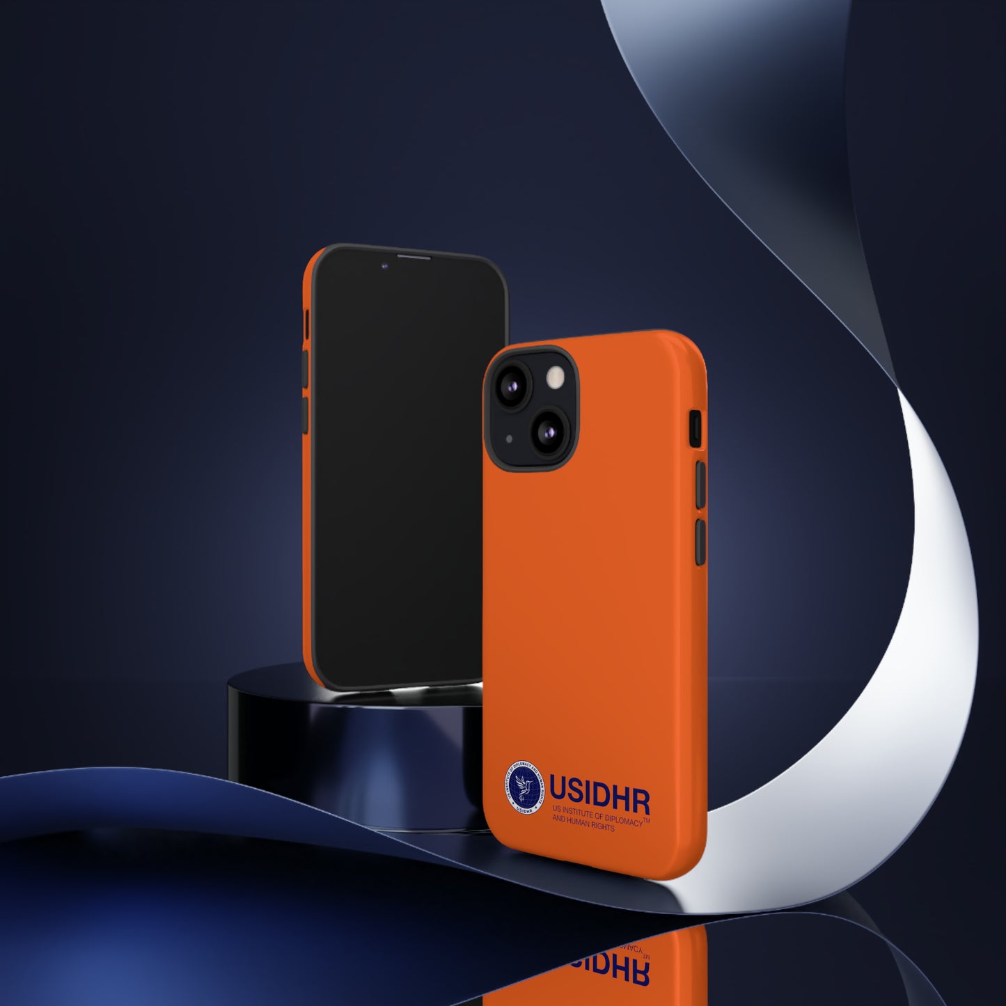 Orange USIDHR Phone Case (compatible with iPhone, Samsung, Google models)