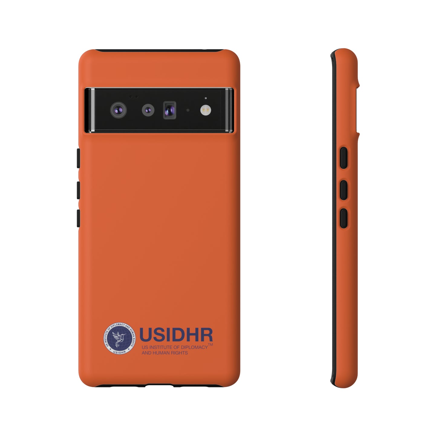 Orange USIDHR Phone Case (compatible with iPhone, Samsung, Google models)