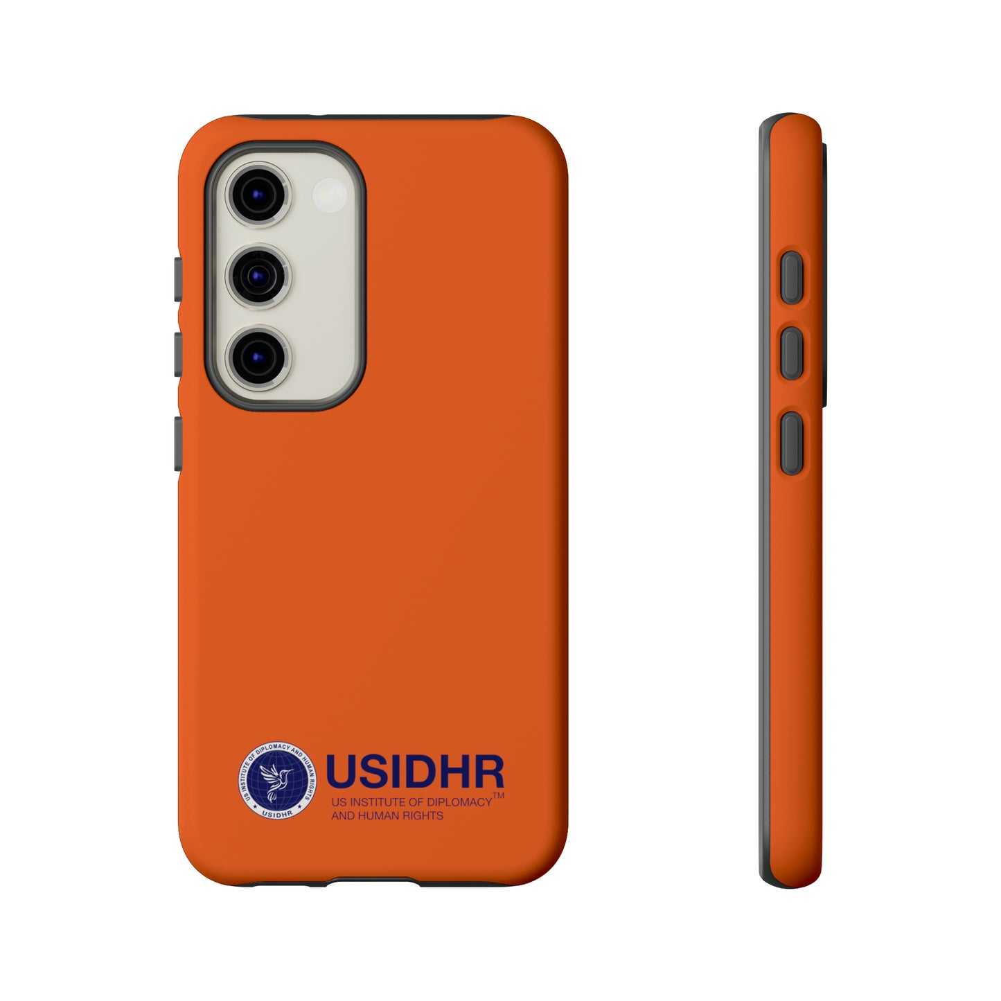 Orange USIDHR Phone Case (compatible with iPhone, Samsung, Google models)