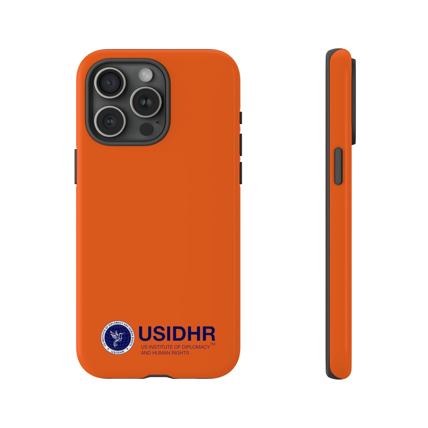 Orange USIDHR Phone Case (compatible with iPhone, Samsung, Google models)