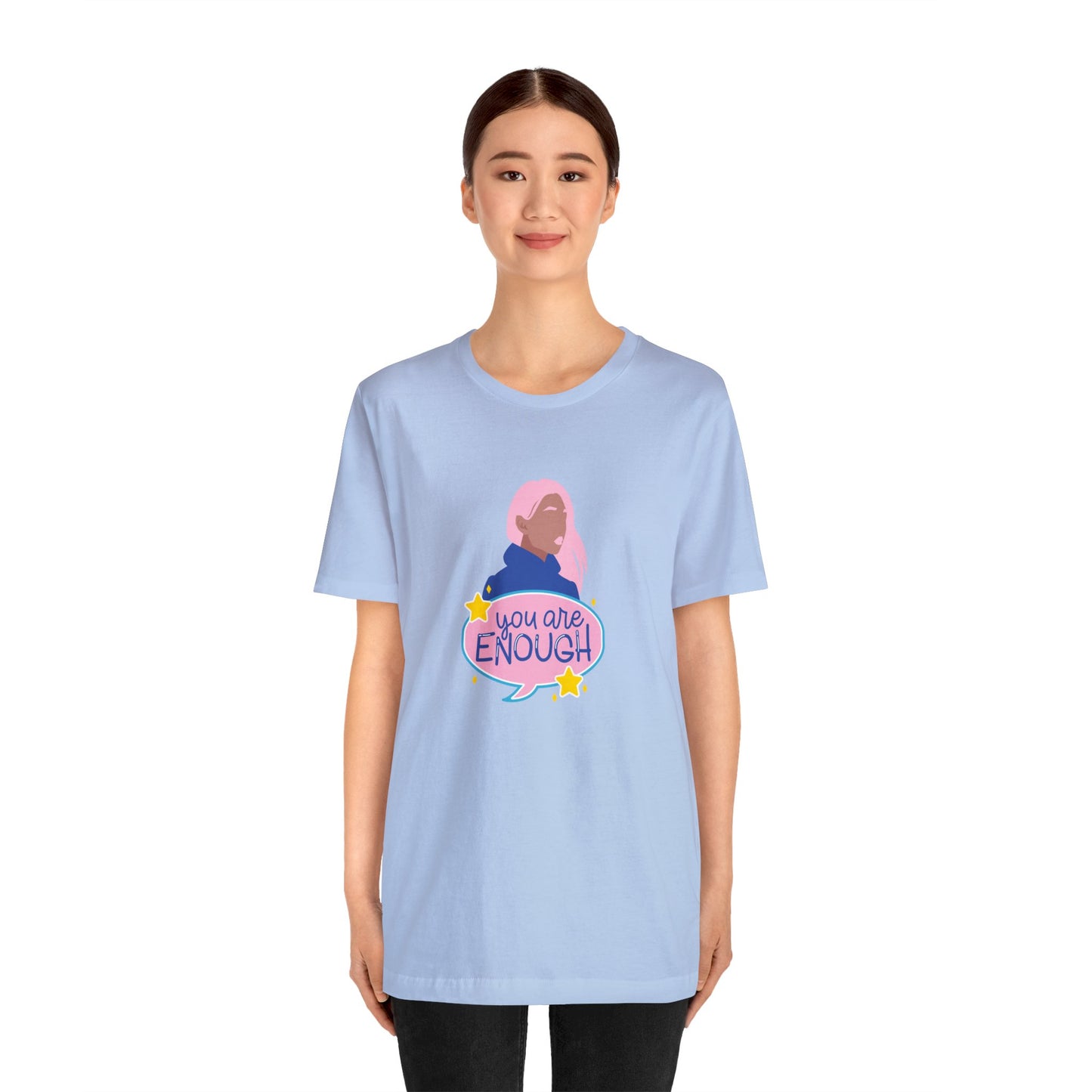 'You Are Enough' Short Sleeve T-shirt - LOVE Women Collection